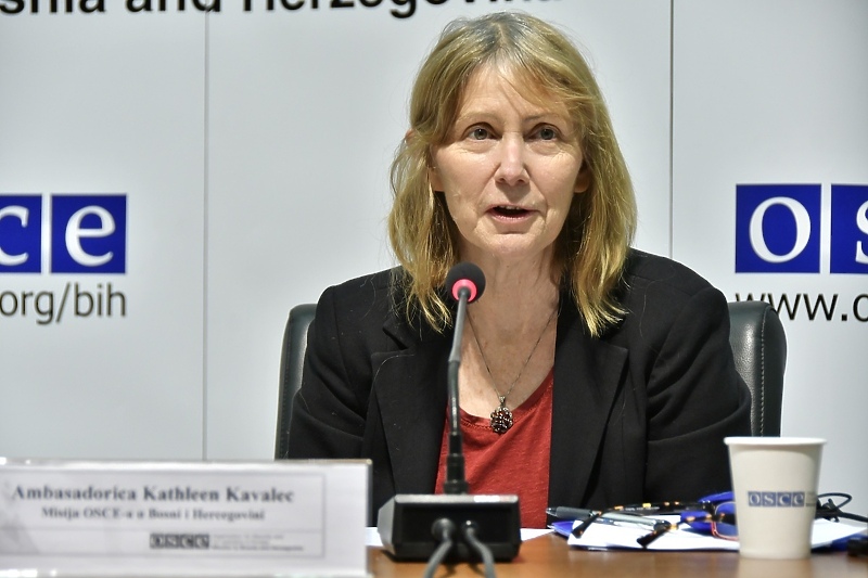 Šefica Misije OSCE-a u BiH Kathleen Kavalec (Foto: Klix.ba)