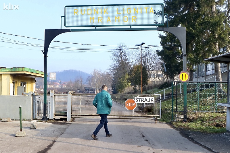 Rudari su jutros stupili u generalni štrajk (Foto: A. K./Klix.ba)