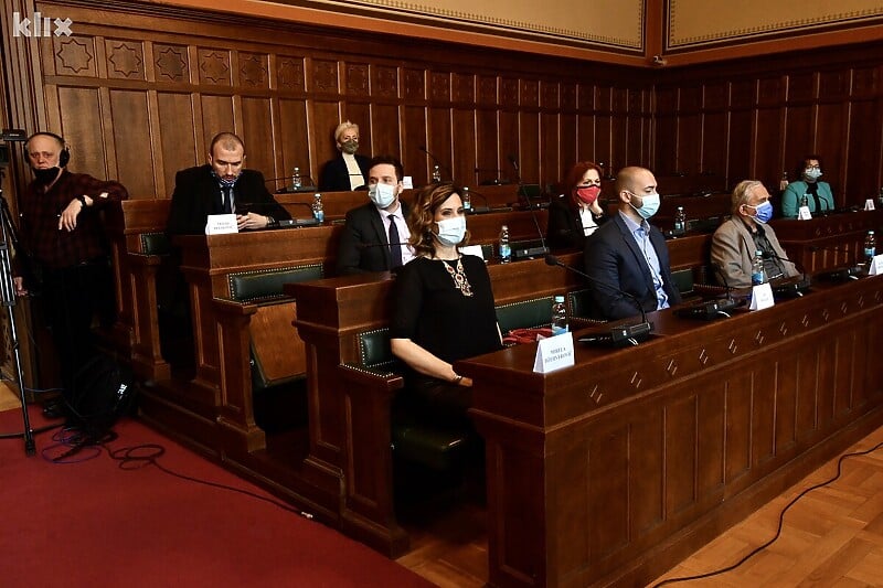 S današnje sjednice Gradskog vijeća (Foto: T. S./Klix.ba)