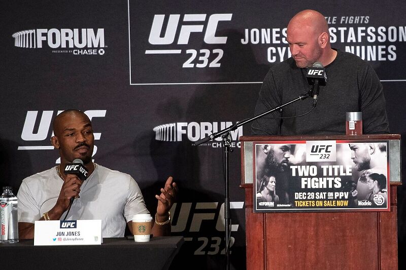 Jon Jones i Dana White