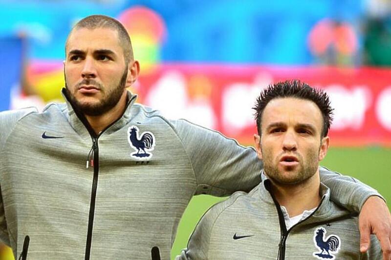 Karim Benzema i Mathieu Valbuena (Foto: Twitter)