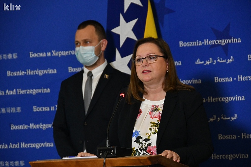 Ankica Gudeljević se obratila poslije sastanka s premijerima (Foto: D. S./Klix.ba)