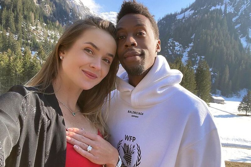 Elina Svitolina i Gael Monfils