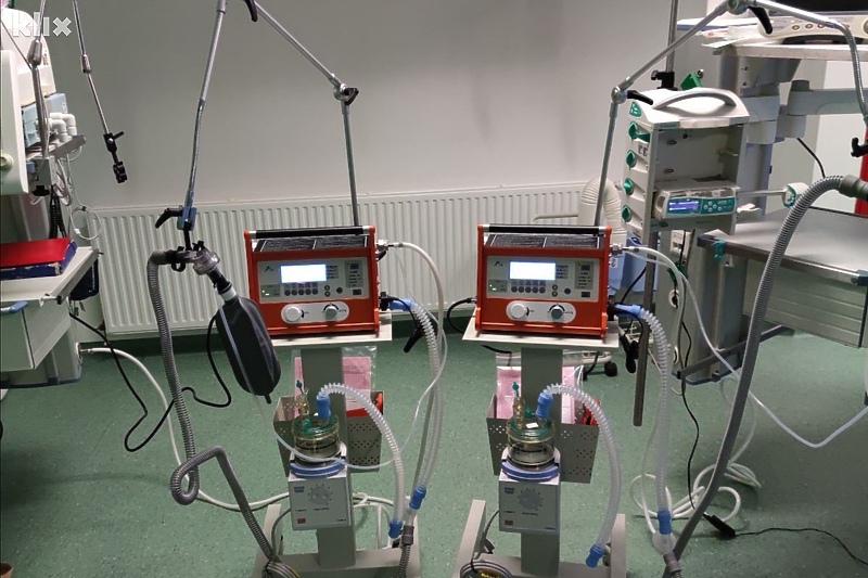 Kantonalna bolnica u Zenici dobila od FUCZ-a 12 respiratora (Foto: Klix.ba)