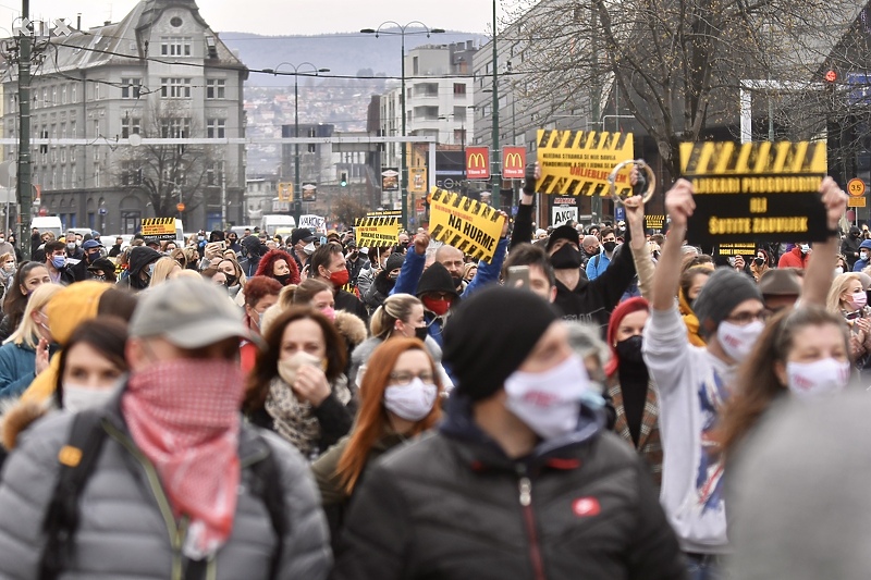 Pozivaju na nove proteste (Foto: T. S./Klix.ba)