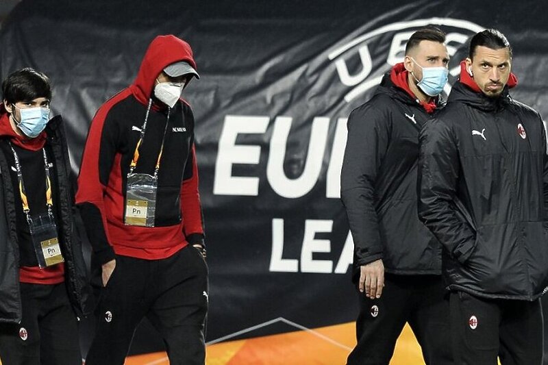 Ibrahimović tokom utakmice na Marakani protiv Crvene zvezde (Foto: Twitter)