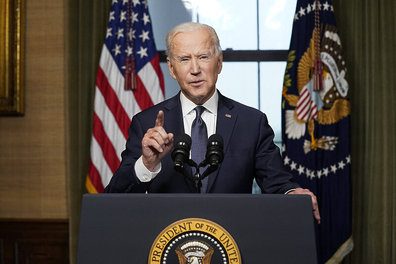Joe Biden drži govor o povlačenju američke vojske iz Afganistana (Foto: EPA-EFE)
