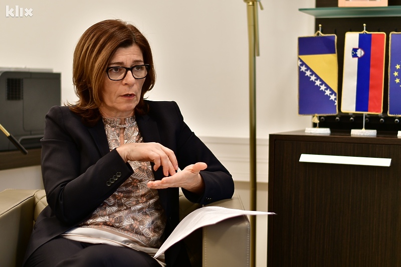 Ambasadorica Slovenije Zorica Bukinac (Foto: I. Š./Klix.ba)