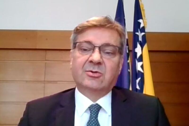 Denis Zvizdić govorio prije sesije Kruga 99 (Screenshot)