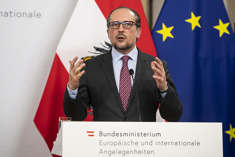 Šef austrijske diplomatije Alexander Schallenberg (Foto: EPA-EFE)