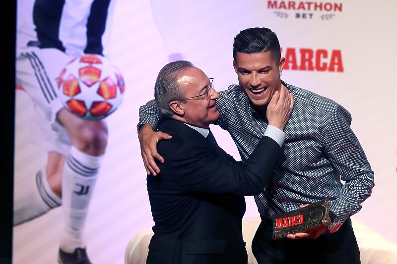 Florentino Perez i Cristiano Ronaldo (Foto: EPA-EFE)