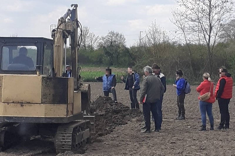 Ekshumacija u Bosanskom Šamcu (Foto: Tužilaštvo BiH)