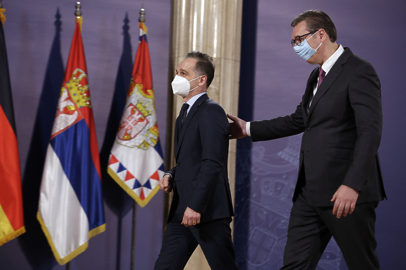 Njemački ministar vanjskih poslova Heiko Mass u posjeti Beogradu (Foto: EPA-EFE)
