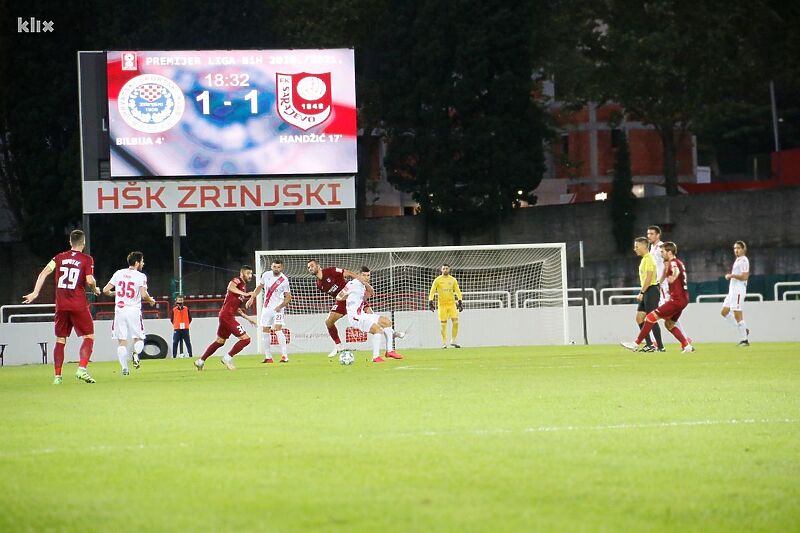 U prvom ovosezonskom meču Pod Bijelim brijegom Sarajevo je pobijedilo 3:2 (Foto: G. Š./Klix.ba)