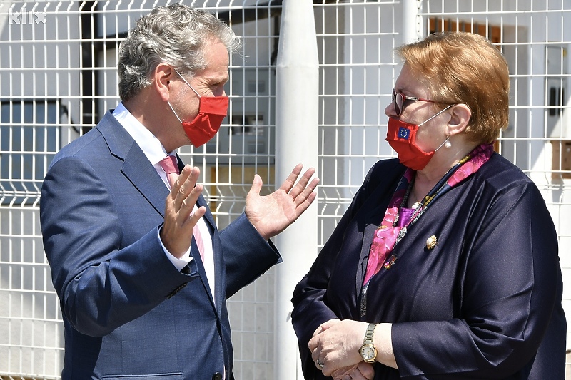 Johann Sattler i Bisera Turković (Foto: I. Š./Klix.ba)