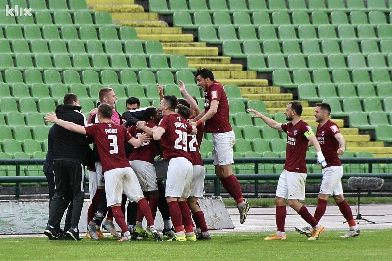 Slavlje igrača FK Sarajevo (Foto: I. Š./Klix.ba)