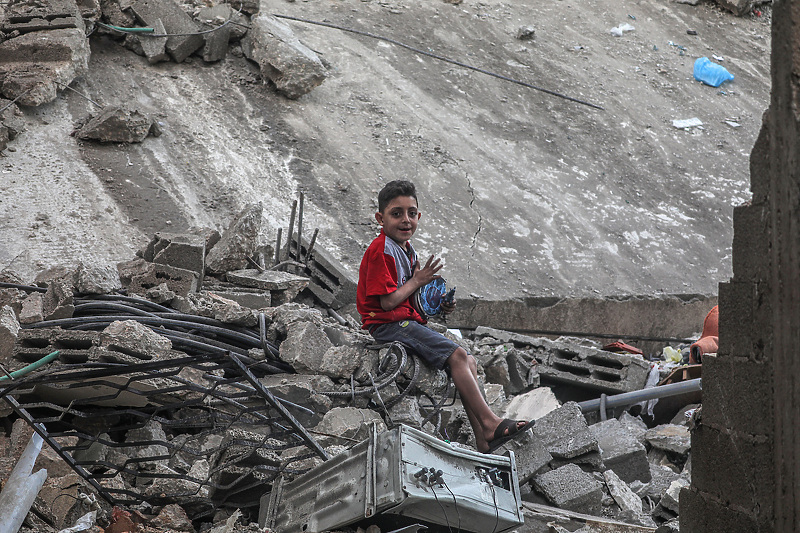 Tokom sukoba srušen veliki broj objekata u Gazi (Foto: EPA-EFE)
