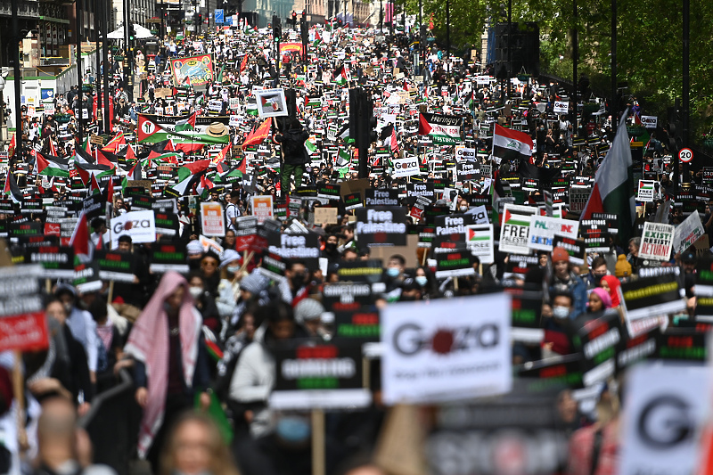 Velike demonstracije u Londonu (Foto: EPA-EFE)