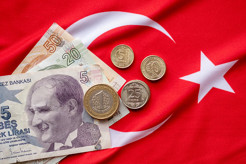 Turska lira (Foto: Shutterstock)