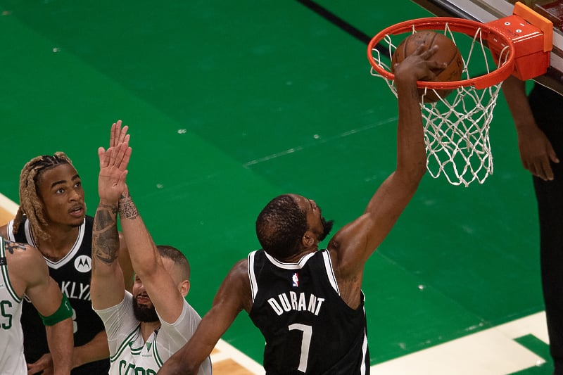 Kevin Durant je zabio 41 poen za Brooklyn (Foto: EPA-EFE)