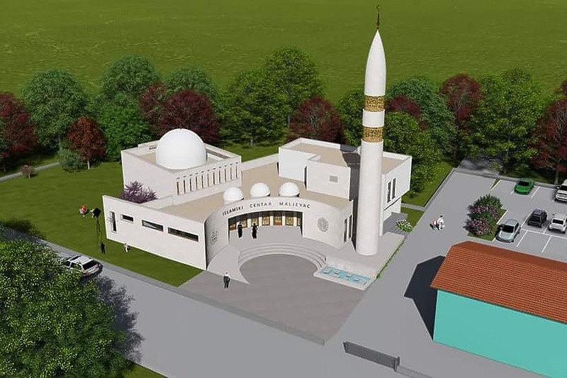 Vizualizacija džamije u Maljevcu (Foto: Facebook)