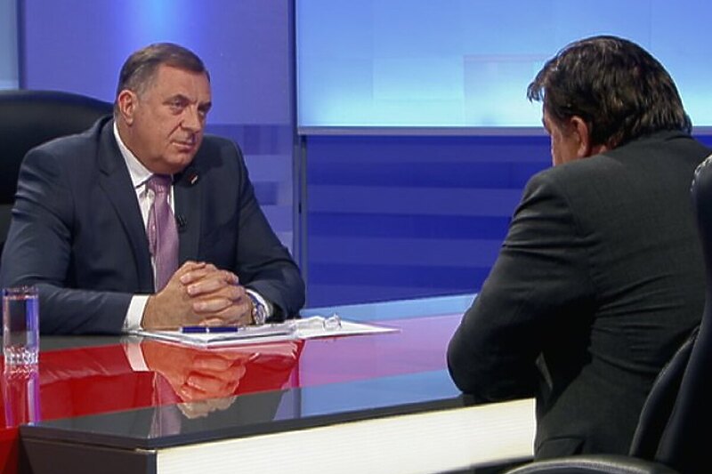 Milorad Dodik u Teleringu (Foto: RTRS)