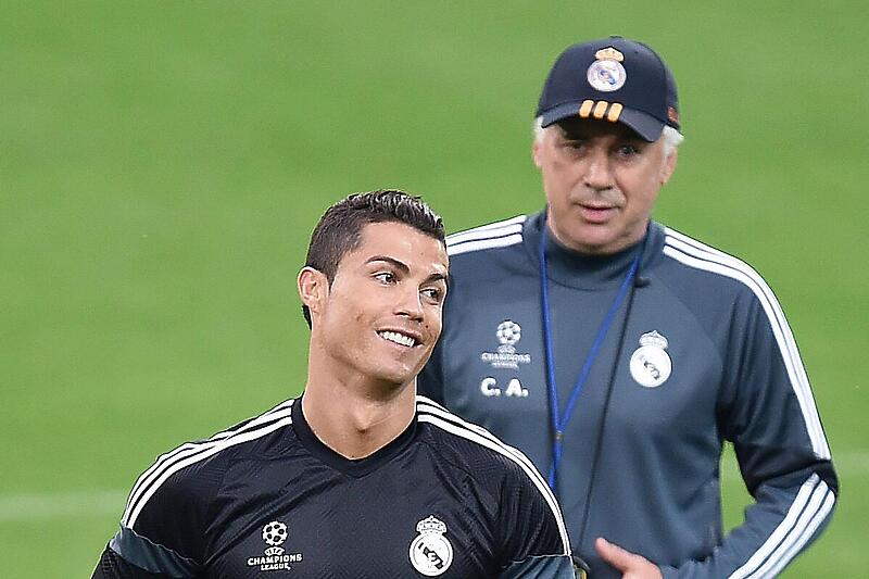 Cristiano Ronaldo i Carlo Ancelotti (Foto: EPA-EFE)