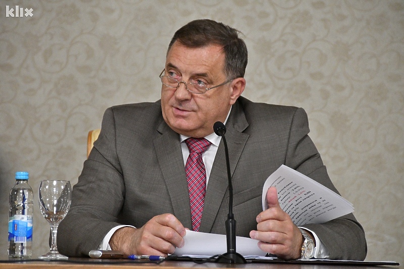 Dodik na konferenciji za medije (Foto: I. Š./Klix.ba)