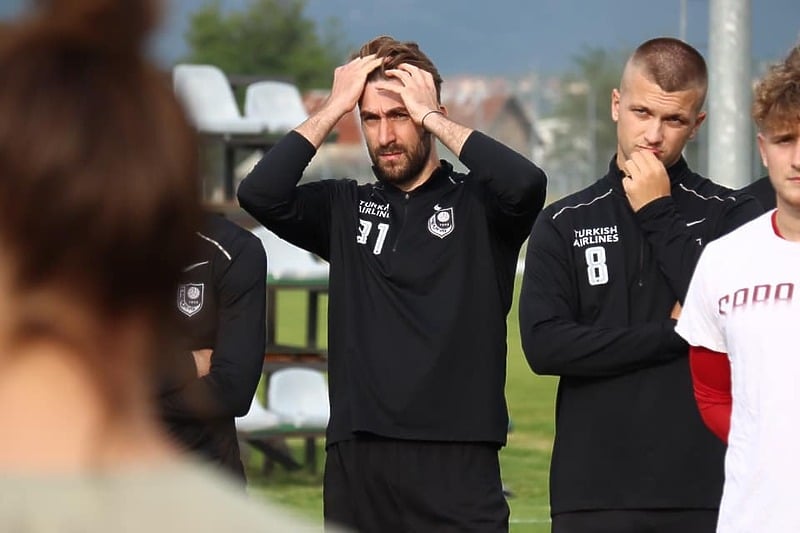 Na prvom treningu pojavio se i ranije suspednovani Tino Sven Sušić (Foto: FK Sarajevo)