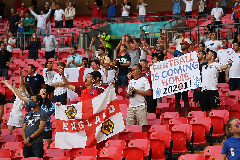 Navijači Engleske na Wembleyu (Foto: EPA-EFE)