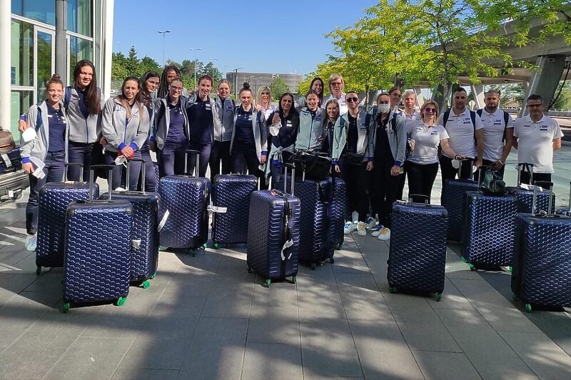 Košarkašice stigle u Strasbourg (Foto: KS BiH)