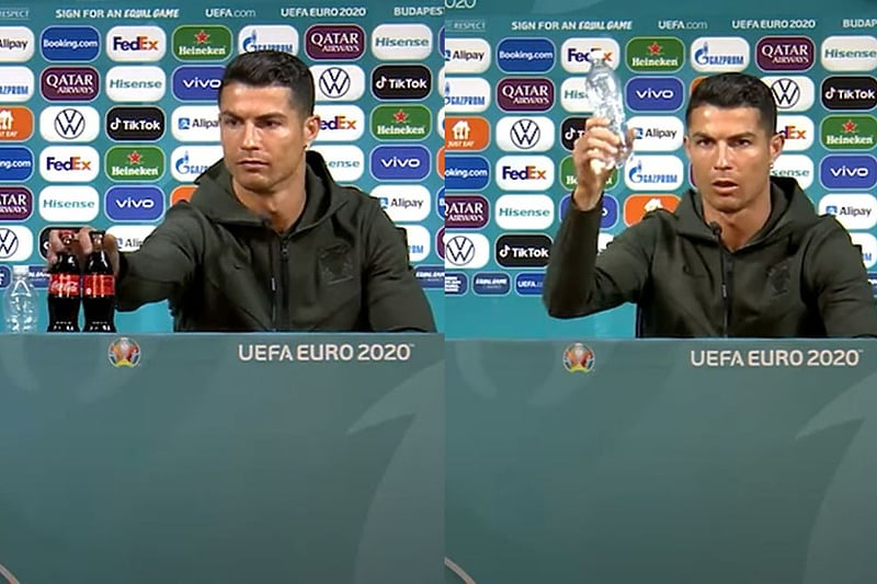 Ronaldo smatra da je Coca-Cola štetna za mlade i profesionalne sportiste (Foto: Screenshot)