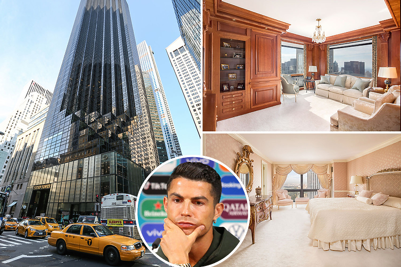 Ronaldo je 2015. godine za cifru od 15 miliona dolara kupio stan u "Trump Toweru" (Foto: Twitter)