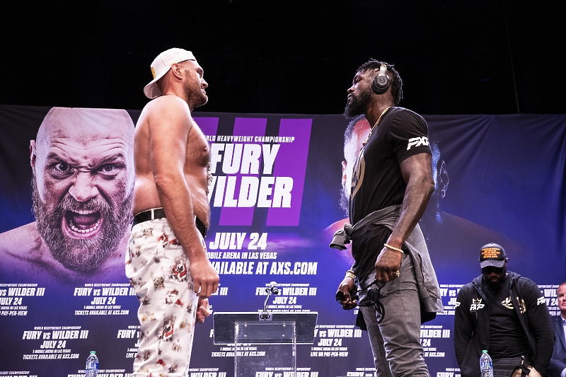 Tyson Fury i Deontay Wilder (Foto: EPA-EFE)