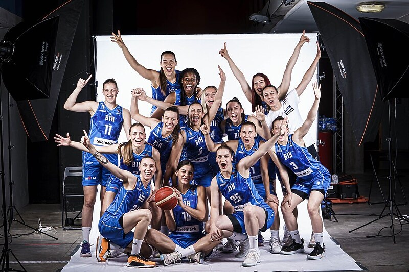 Reprezentativke BiH koje će igrati protiv Belgije, Turske i Slovenije (Foto: FIBA)