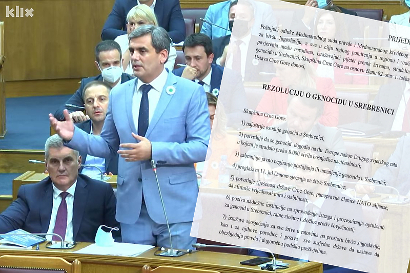 Predlagač Ervin Ibrahimović iz Bošnjačke stranke Crne Gore