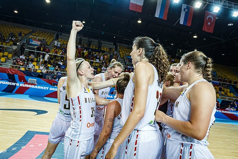 Slavlje košarkašica Belgije (Foto: FIBA)