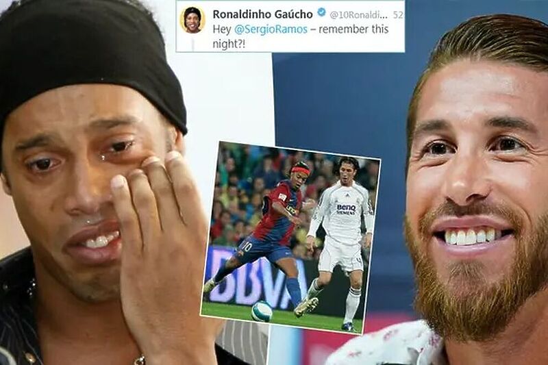 Ronaldinho je izluđivao Ramosa u njihovim međusobnim duelima (Foto: Twitter)