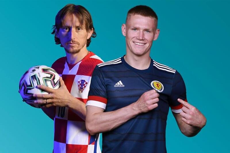 Luka Modrić i Scott McTominay