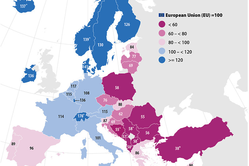 Istraživanje provedeno u 37 evropskih zemalja/Ilustracija: Eurostat