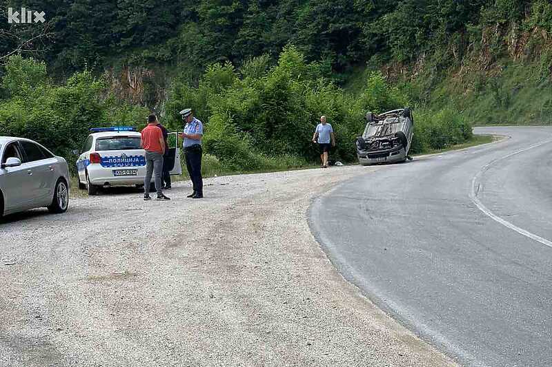 Saobraćajna nesreća kod Rogatice (Foto: Čitatelj)