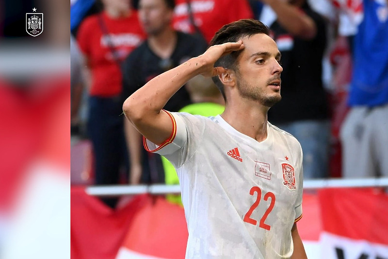 Sarabia je postigao izjednačujući gol na meču (Foto: Twitter)