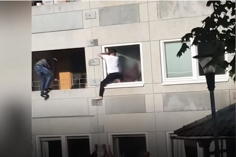 Požar se dogodio u Geteborgu (Foto:Screenshot)