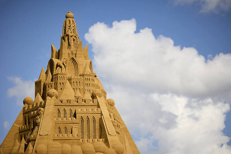 Dvorac od pijeska u Blokhusu (Foto: EPA-EFE)