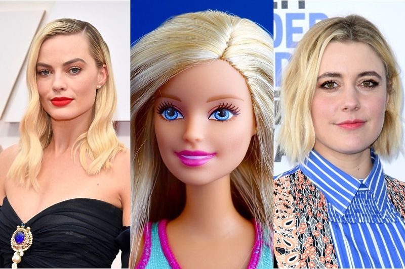 Margot Robbie, Barbie i Greta Gerwig (Foto: Twitter)