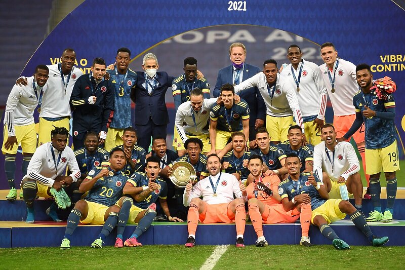 Slavlje nogometaša Kolumbije (Foto: Twitter)