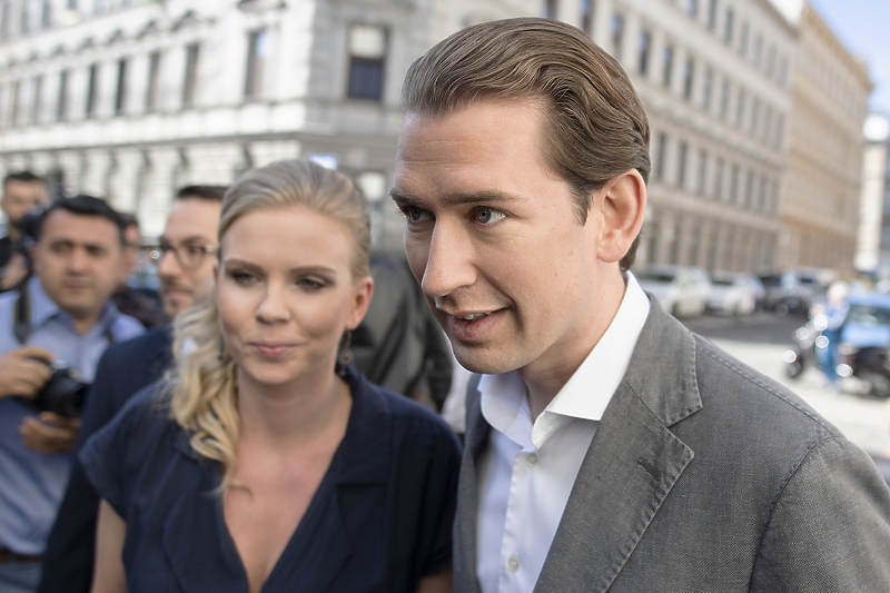 Sebastian Kurz i Susanne Thier (Foto: EPA-EFE)