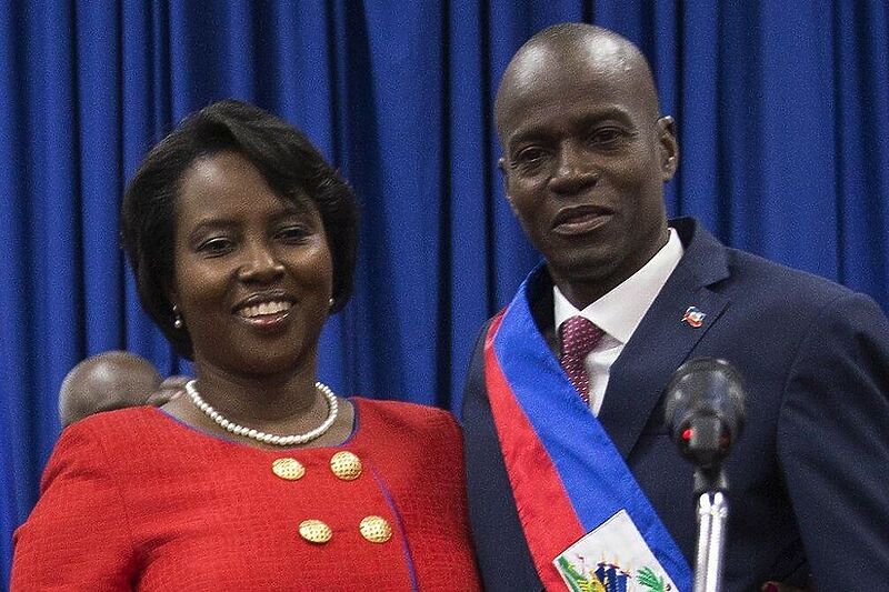 Martine i Jovenel Moisea (Foto: EPA-EFE)