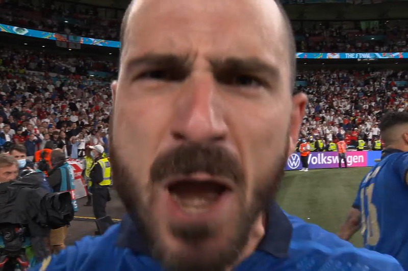 Bonucci se narugao Englezima (Foto: Screenshot)