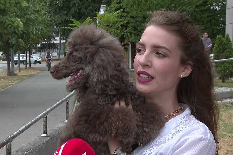 Ivona Bijelić sa psom Tesom (Foto: ATV)